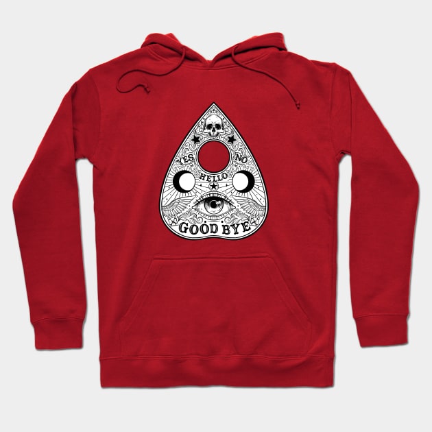 Ouija Planchette Board. All seeing eye Hoodie by OccultOmaStore